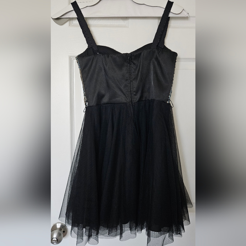 Teeze Me Black Sequin Dress - Picture 4 of 6